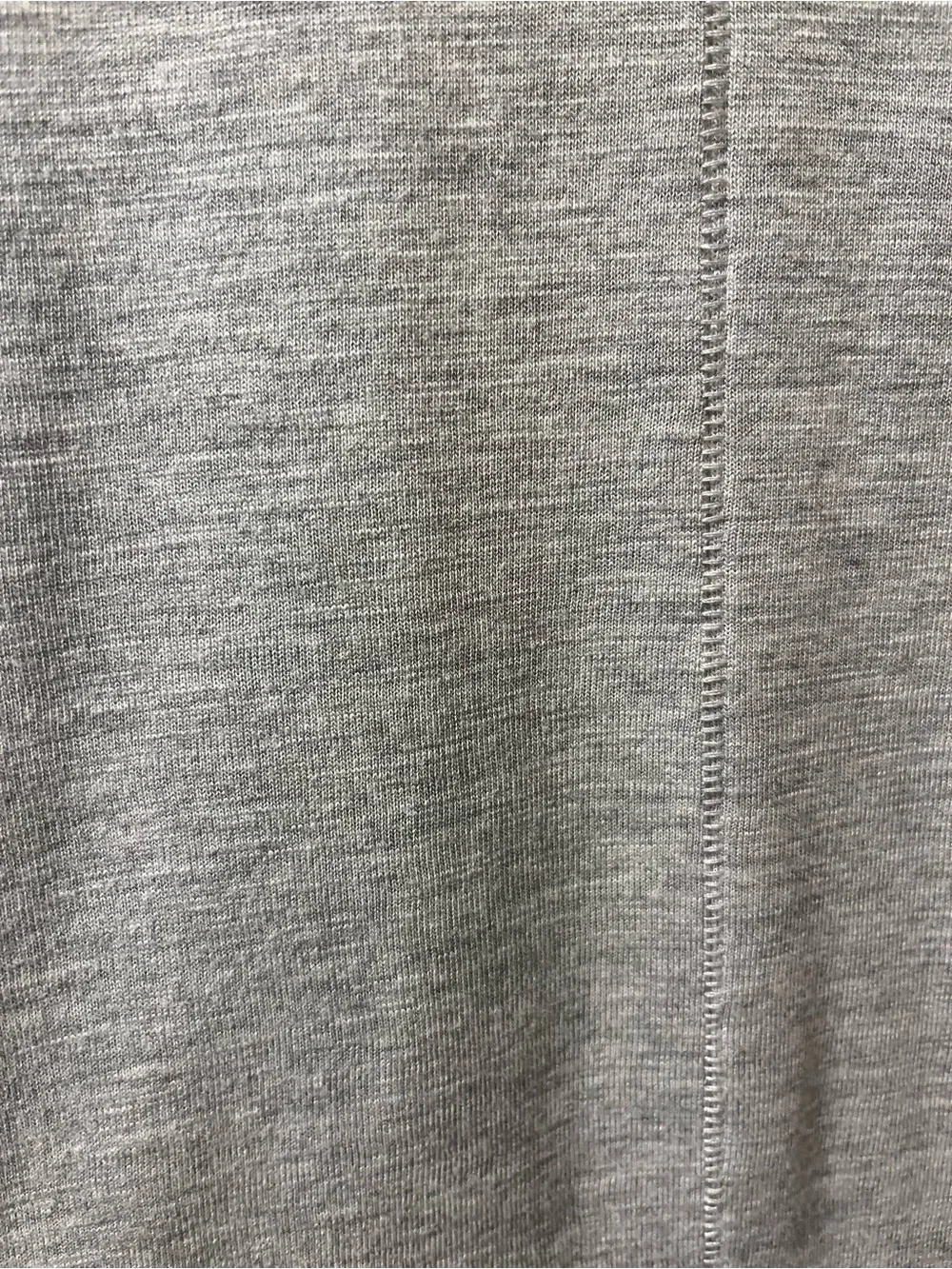 J.Crew XS Petite Gray Mixed Media Sleeveless Tank Top Ivory Layered Hem Casual